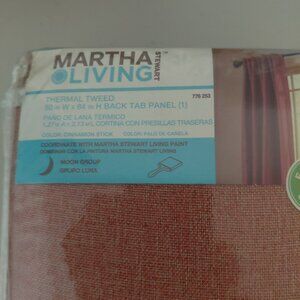 MARTHA STEWART Living Thermal Tweed 50in W X 84in H Back Tab  Panel (1)